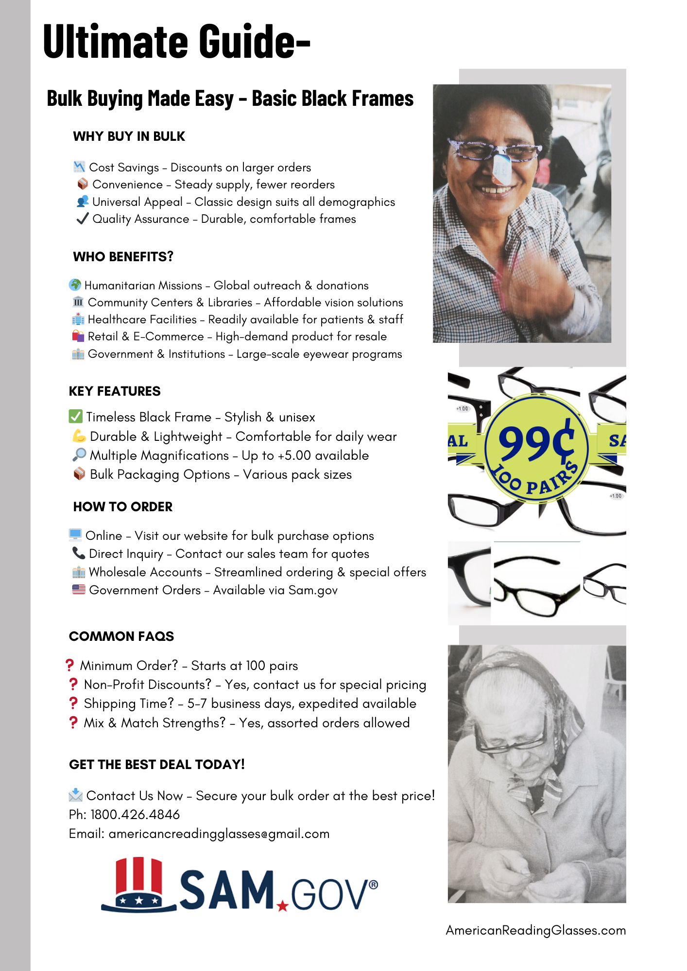 Utlimate Guide To Buying The Basic Black Reading Glasses in Bulk